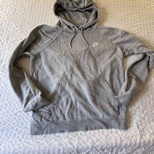 Nike Womens L Gray Hoodie hooded sweatshirt